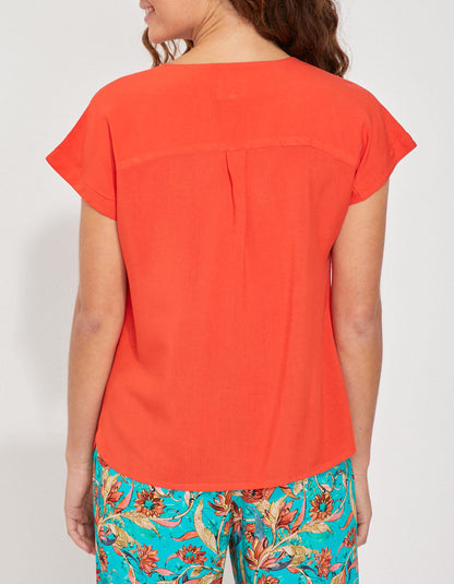 Blouse fluide col v ecovero VALERIA