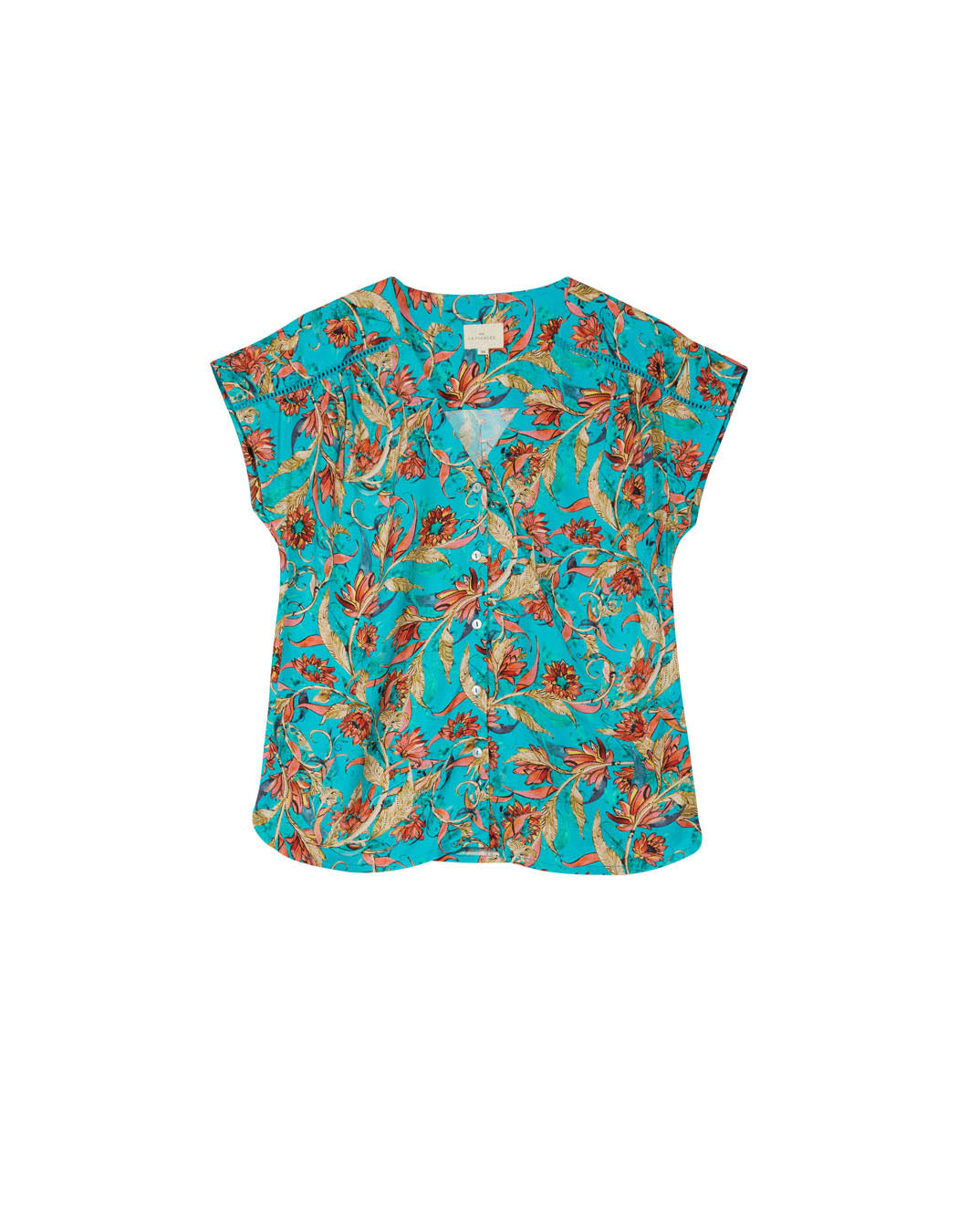 Blouse fluide col v ecovero VALERIA