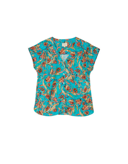 Blouse fluide col v ecovero VALERIA