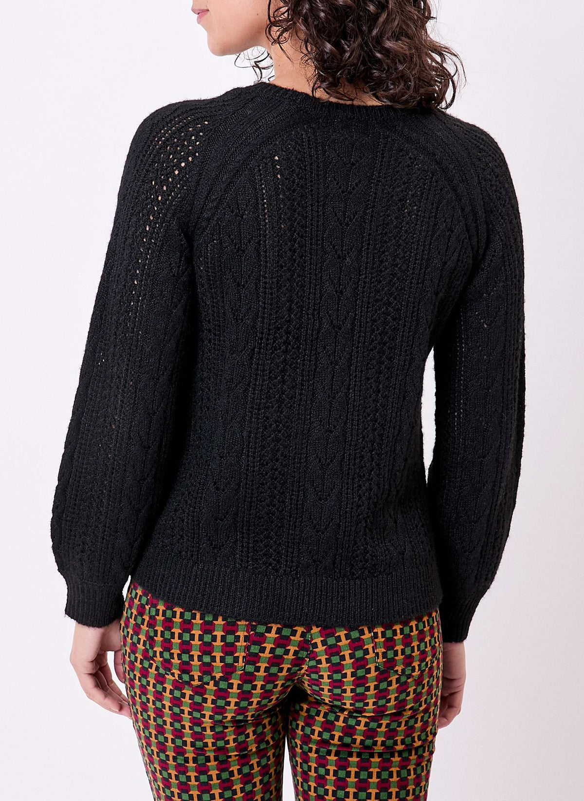 Pull tricot fantaisie torsadé  PADDI