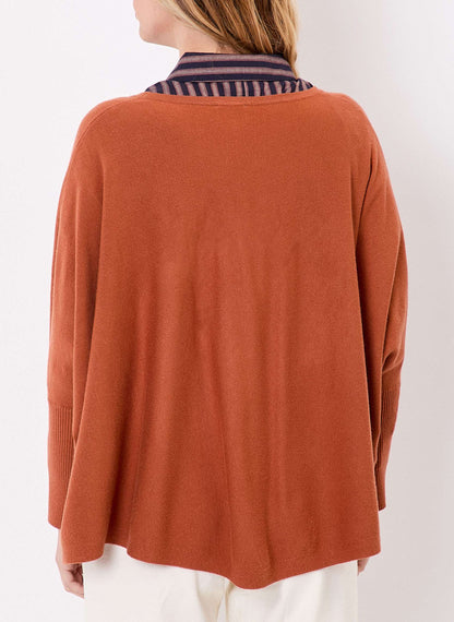 Pull oversize maille col V LANA