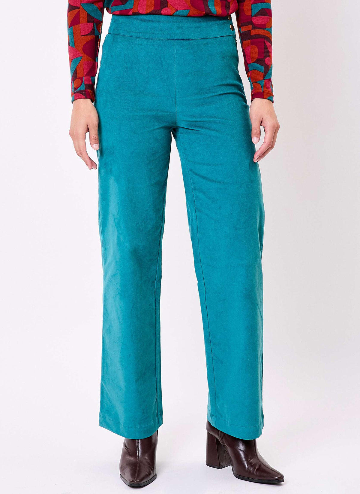Pantalon droit large velours côtelé bio OSCAR