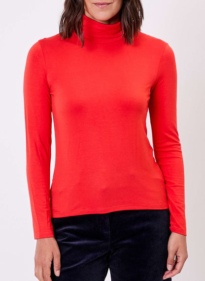T-shirt col roulé fluide ARON