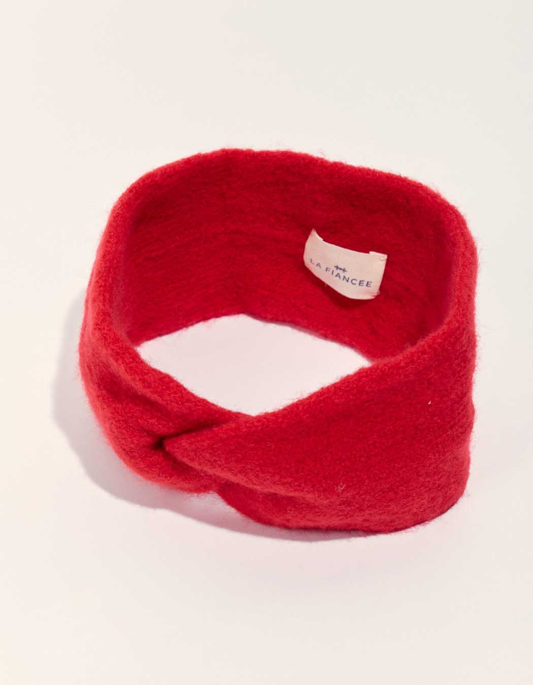 Bandeau large en tricot uni HEADBAND