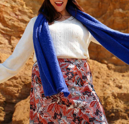 Bandeau large en tricot uni HEADBAND
