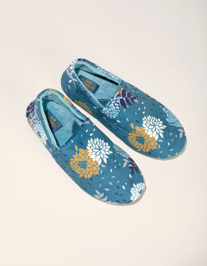 Chaussons imprimés à pompon BABOUCHETTES