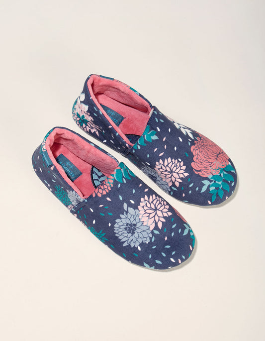 Chaussons imprimés à pompon BABOUCHETTES