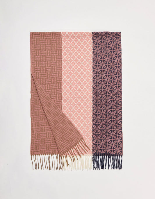 Echarpe en maille motifs CAMIL