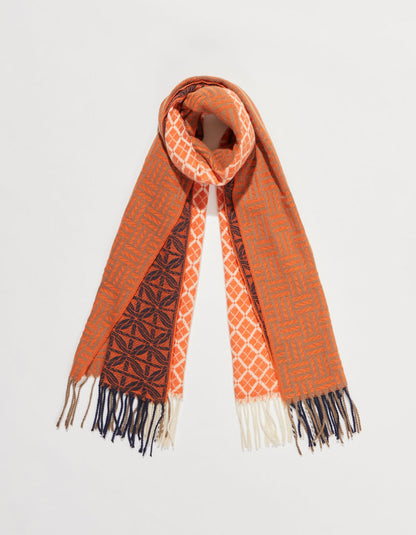 Echarpe en maille motifs CAMIL