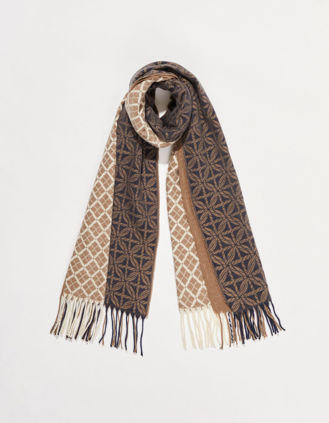 Echarpe en maille motifs CAMIL