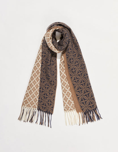 Echarpe en maille motifs CAMIL