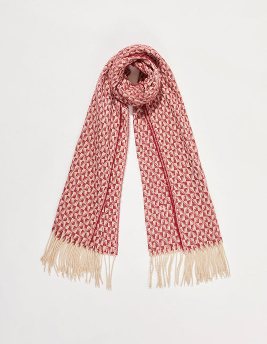 Echarpe en maille à motifs géométriques GEO