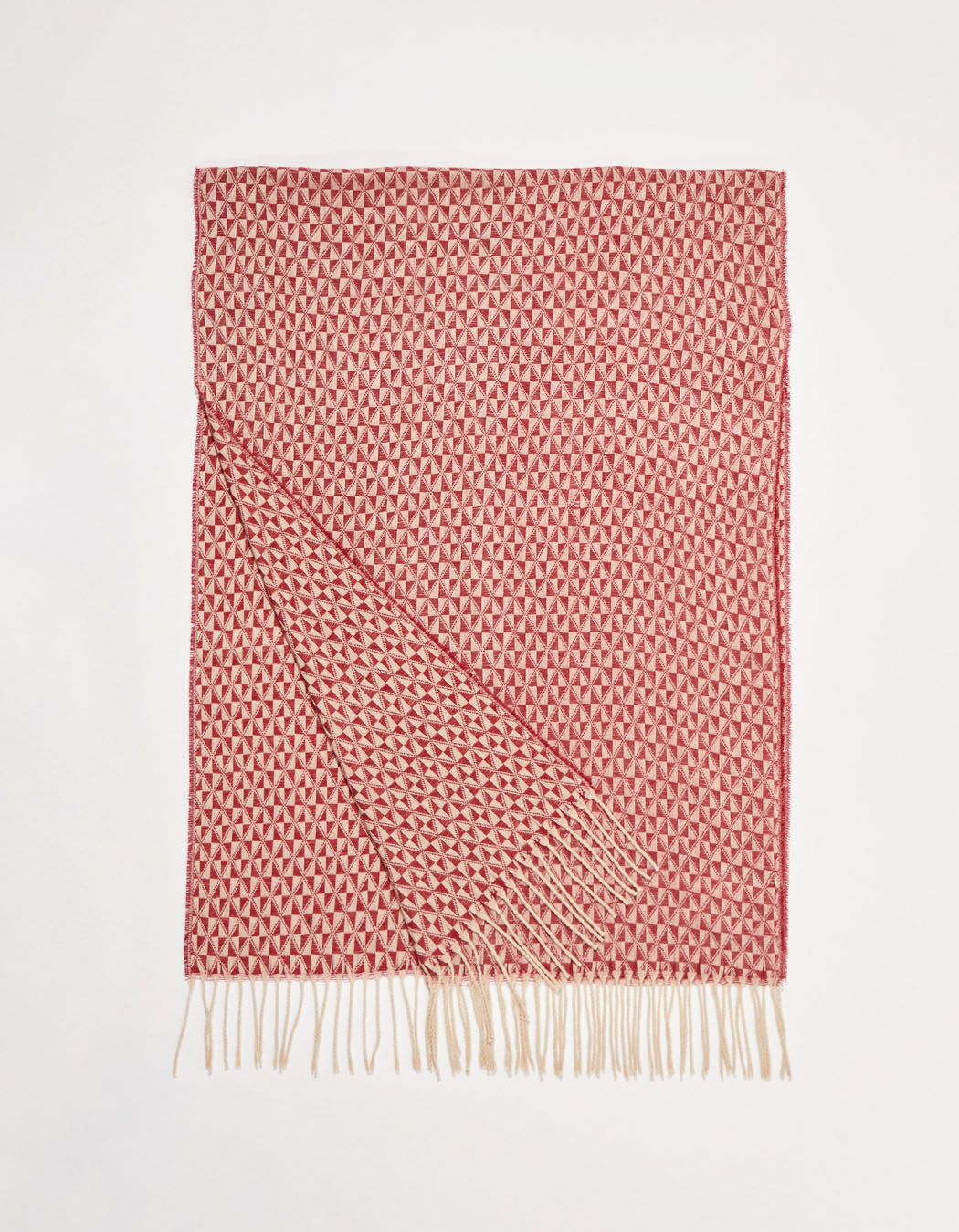 Echarpe en maille à motifs géométriques GEO