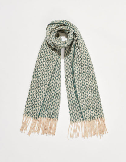 Echarpe en maille à motifs géométriques GEO