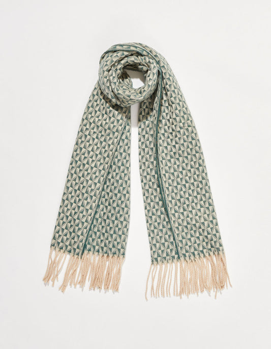 Echarpe en maille à motifs géométriques GEO