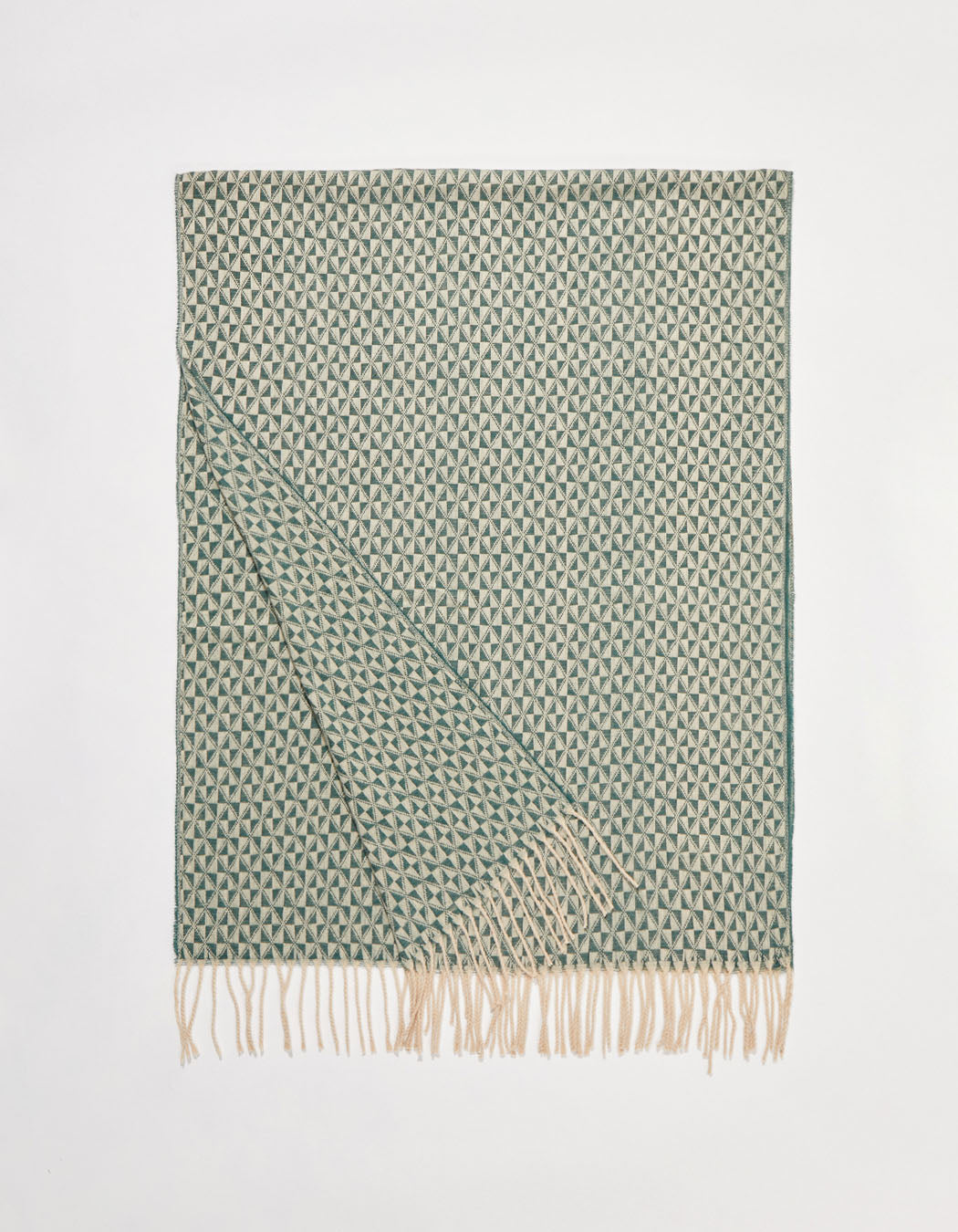 Echarpe en maille à motifs géométriques GEO