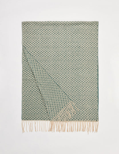 Echarpe en maille à motifs géométriques GEO
