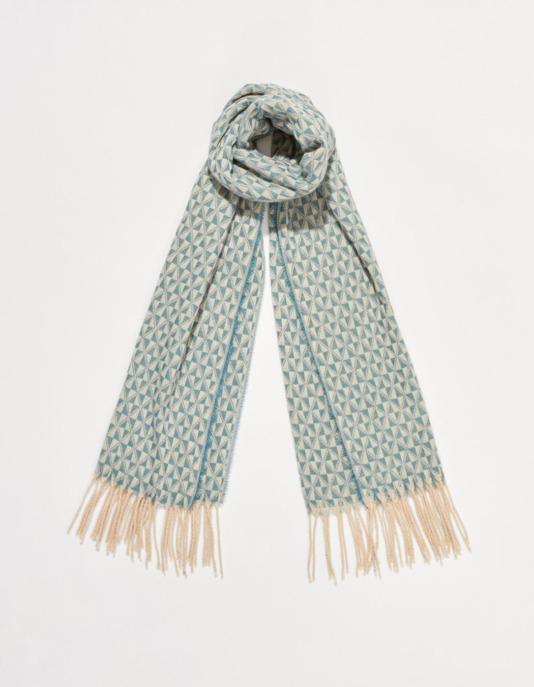 Echarpe en maille à motifs géométriques GEO