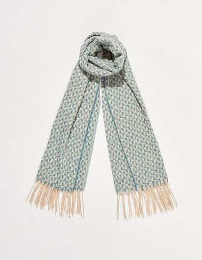 Echarpe en maille à motifs géométriques GEO