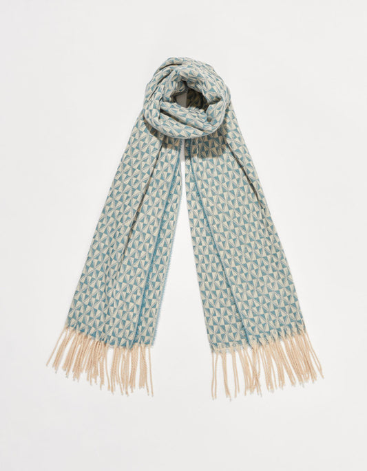 Echarpe en maille à motifs géométriques GEO