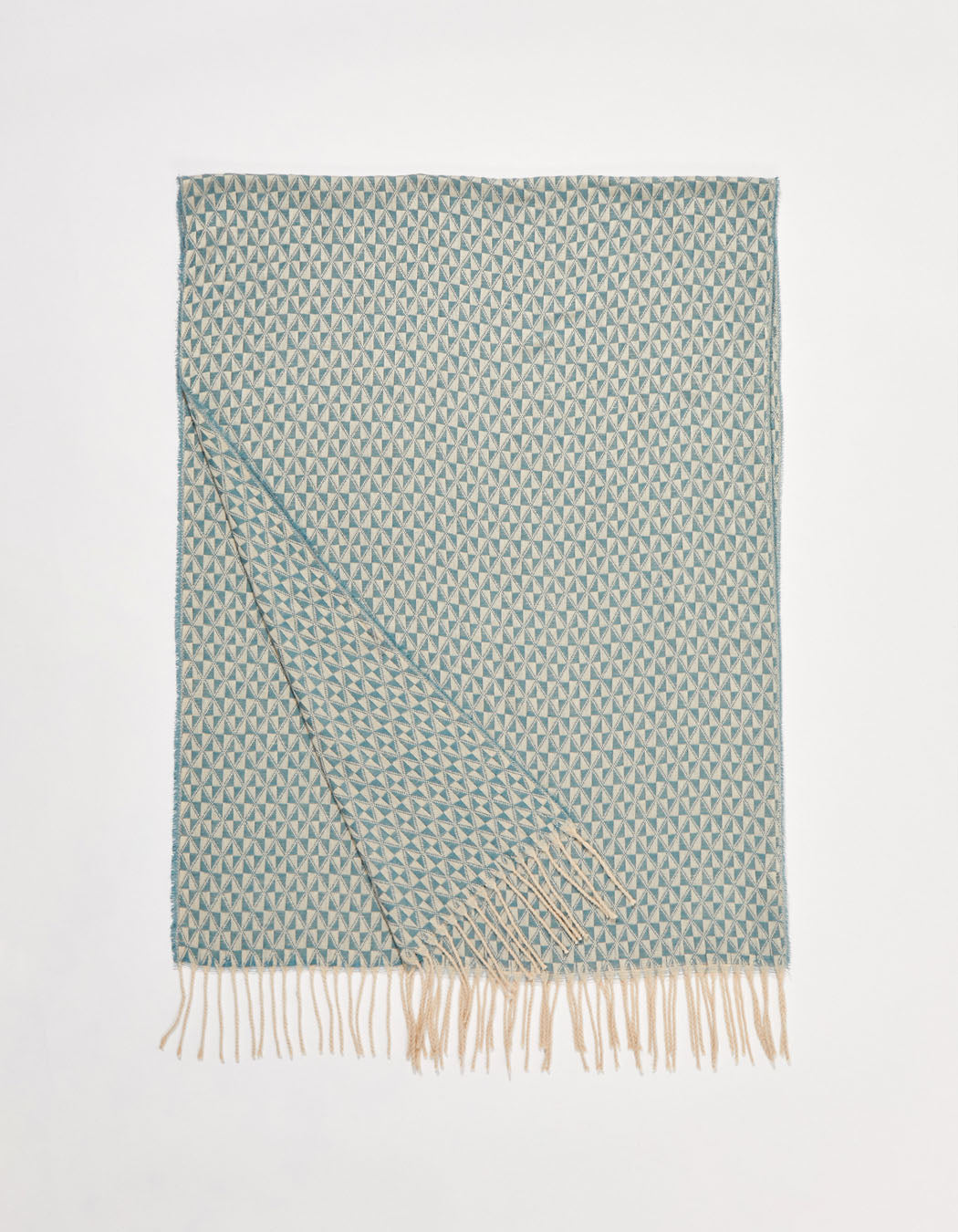 Echarpe en maille à motifs géométriques GEO