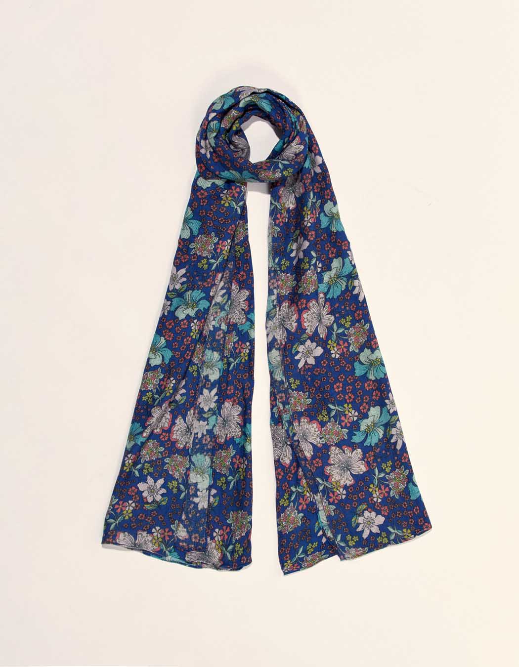 Echarpe laine fine imprimée MIRAGE