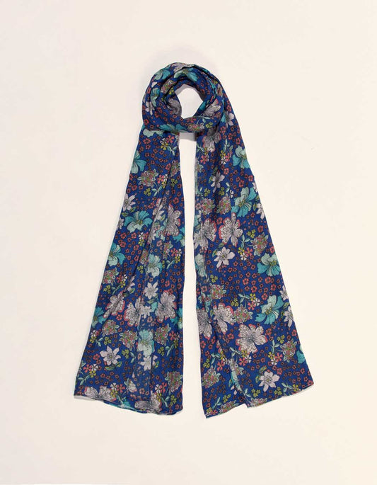 Echarpe laine fine imprimée MIRAGE
