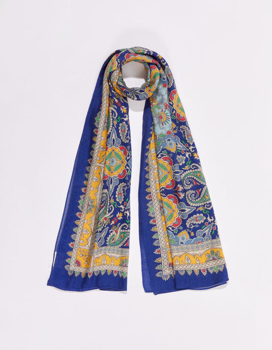 Echarpe laine fine imprimée MIRAGE