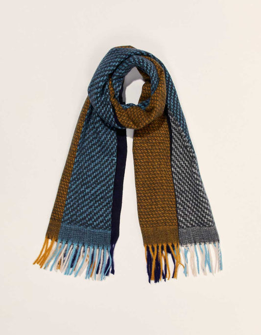 Echarpe en maille bicolore LYA