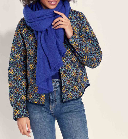 Grande écharpe unie polyester recyclé
 ZAFIRE
