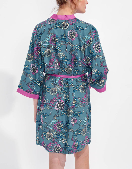 Kimono imprimé court fluide KARLA