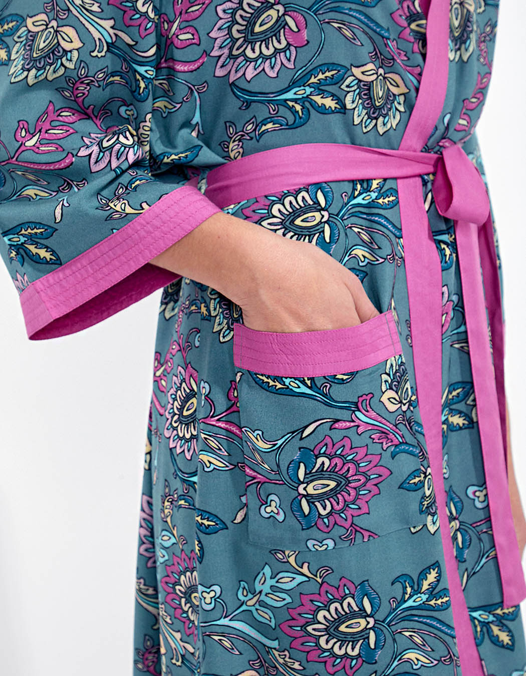 Kimono imprimé court fluide KARLA