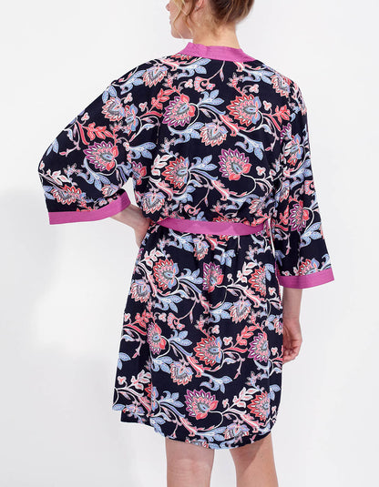 Kimono imprimé court fluide KARLA