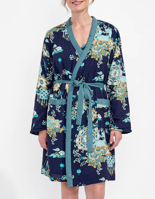 Kimono doublé en fourrure TOUDOU