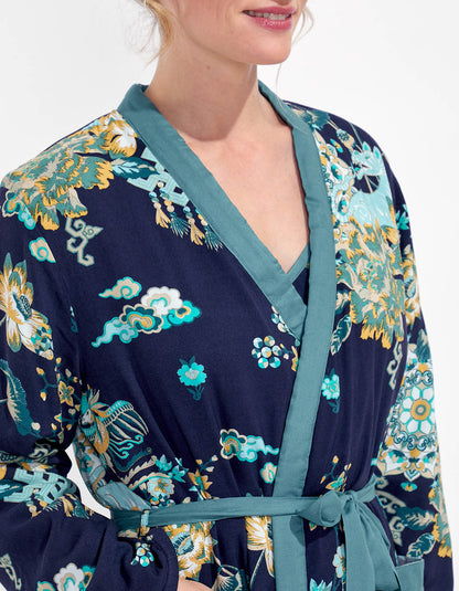 Kimono doublé en fourrure TOUDOU