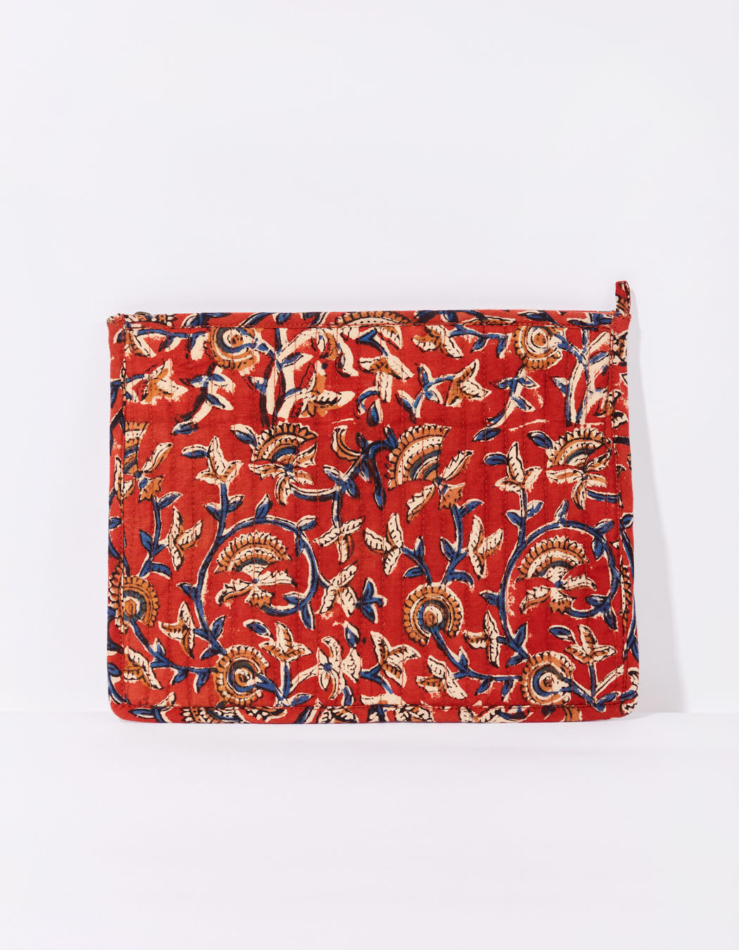 Grande pochette imprimée matelassée LISETTE