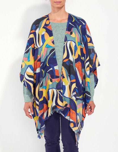 Poncho imprimé MILO