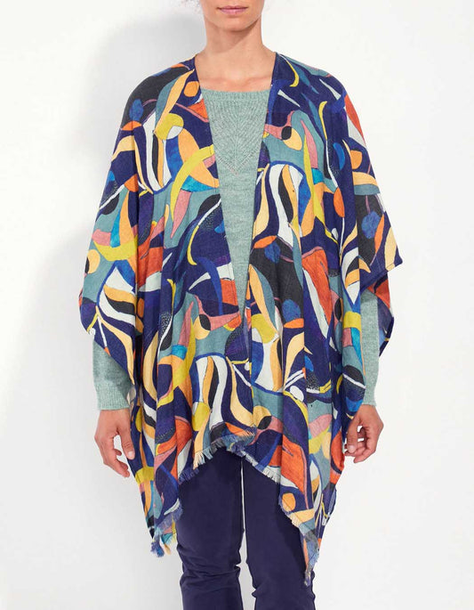 Poncho imprimé MILO