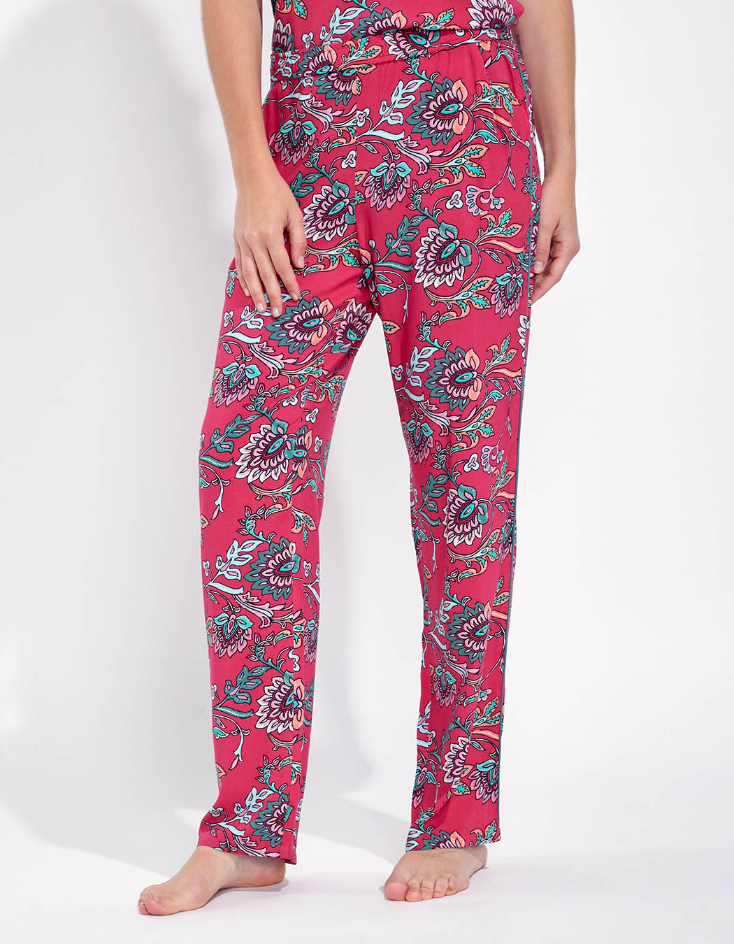 Pantalon de pyjama imprimé fluide