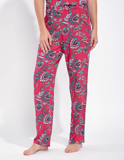 Pantalon de pyjama imprimé fluide