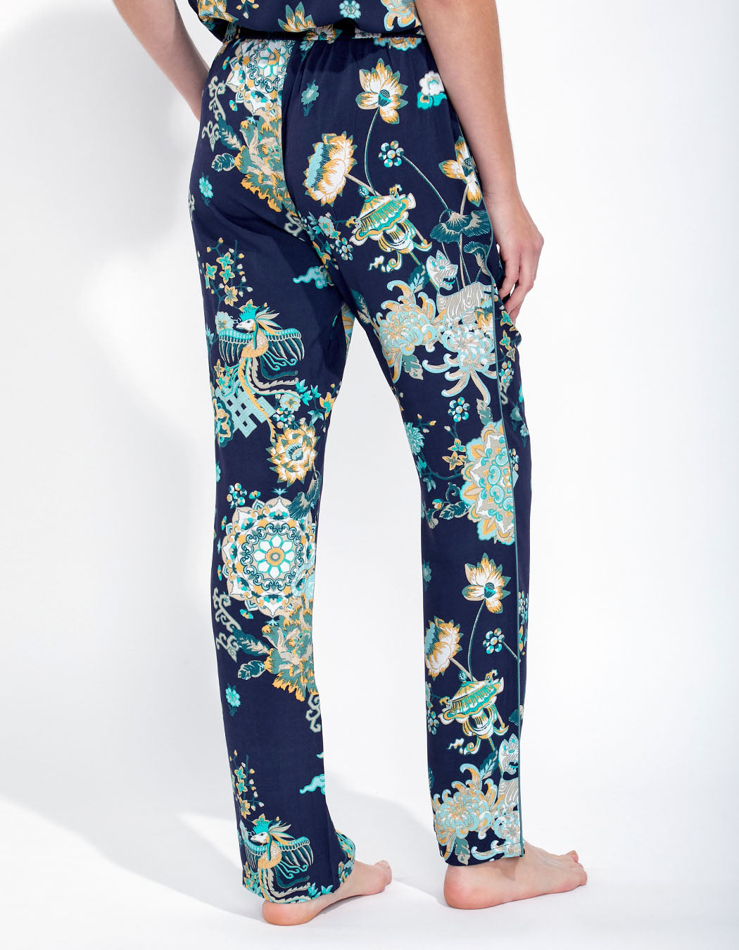 Pantalon de pyjama imprimé fluide