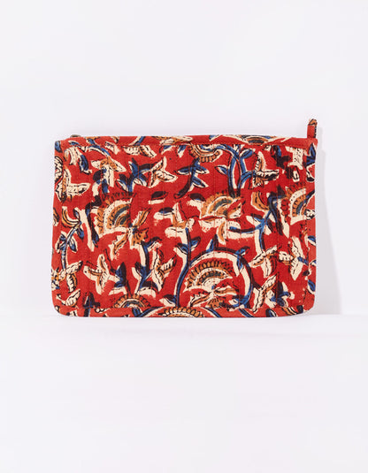 Petite pochette imprimée matelassée LISETTE