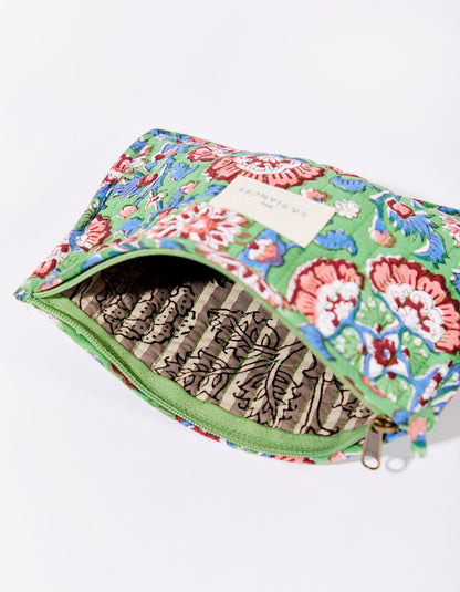 Petite pochette imprimée matelassée LISETTE
