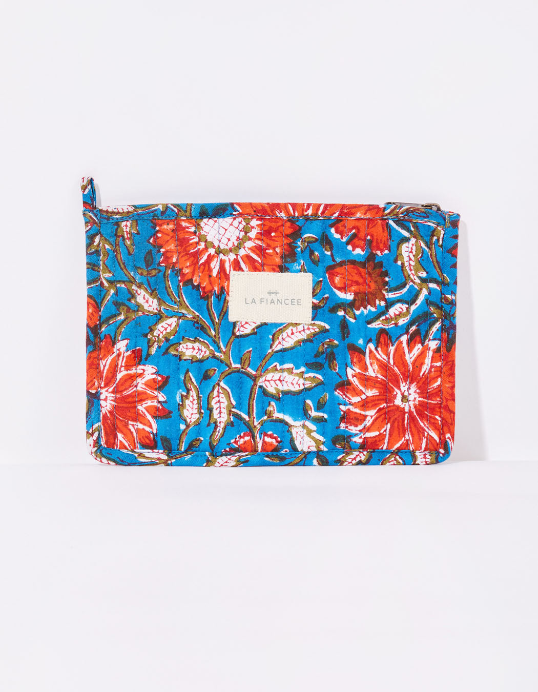 Petite pochette imprimée matelassée LISETTE