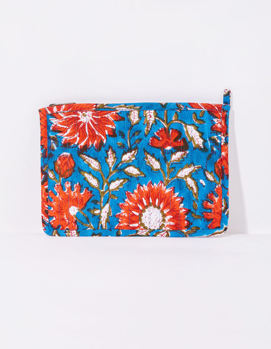 Petite pochette imprimée matelassée LISETTE