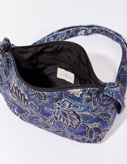 Sac bandoulière velours imprimé CLAY