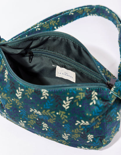 Sac bandoulière velours imprimé CLAY