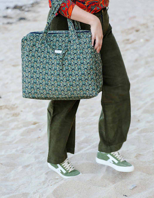 Grand sac week-end velours
 MALAI