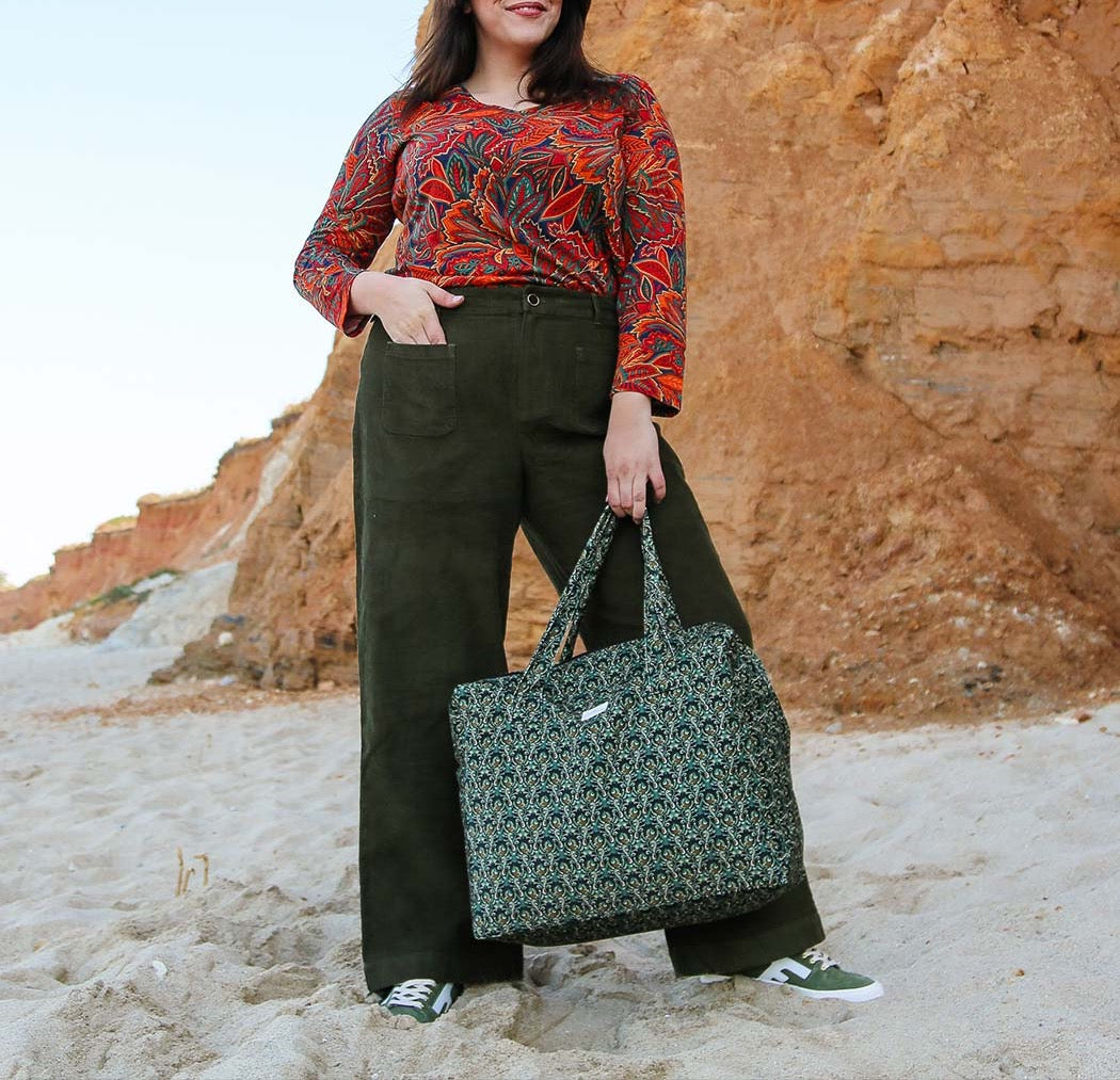 Grand sac week-end velours
 MALAI