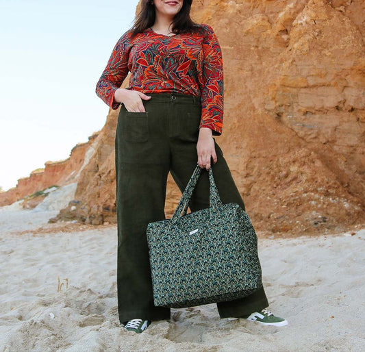 Grand sac week-end velours
 MALAI